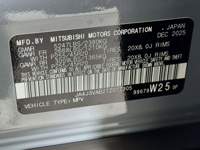 2026 Mitsubishi Outlander SE