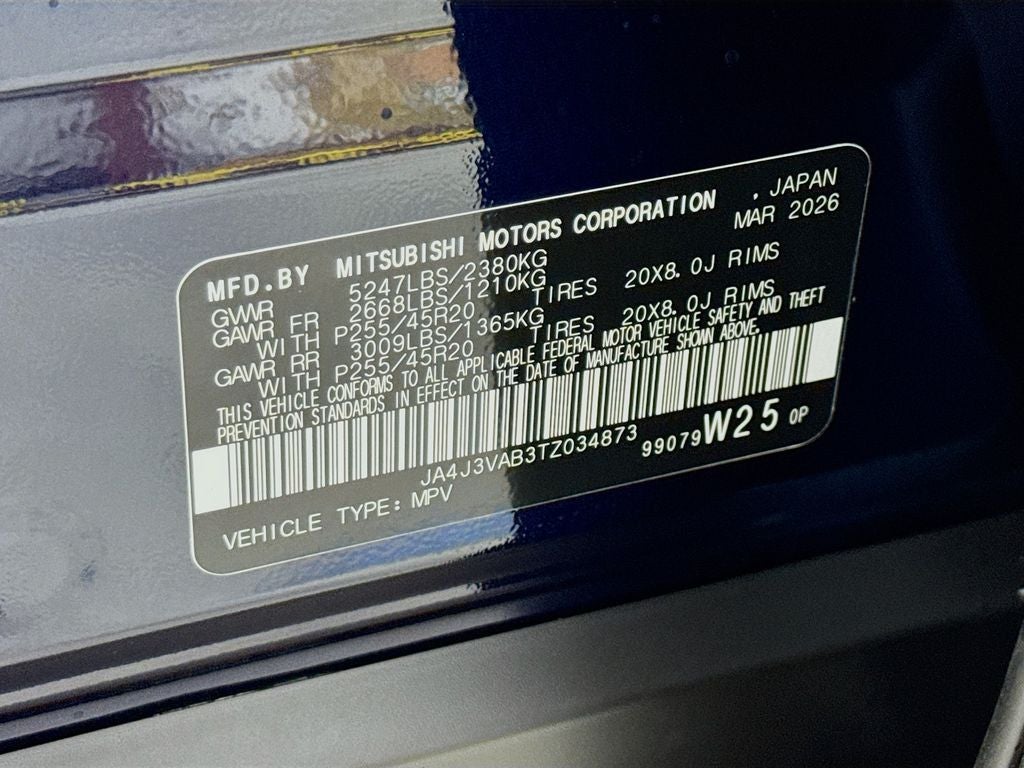 2026 Mitsubishi Outlander SE