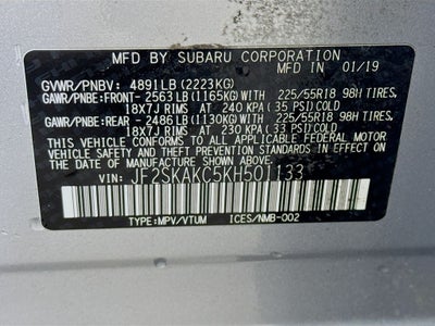 2019 Subaru Forester Sport