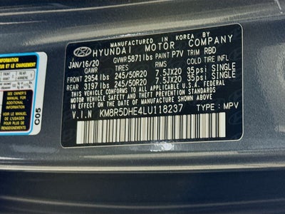 2020 Hyundai Palisade Limited