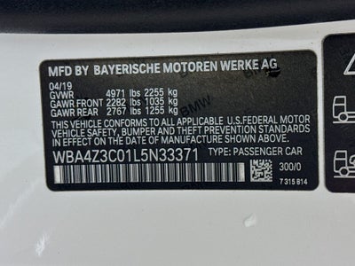 2020 BMW 4 Series 430i xDrive