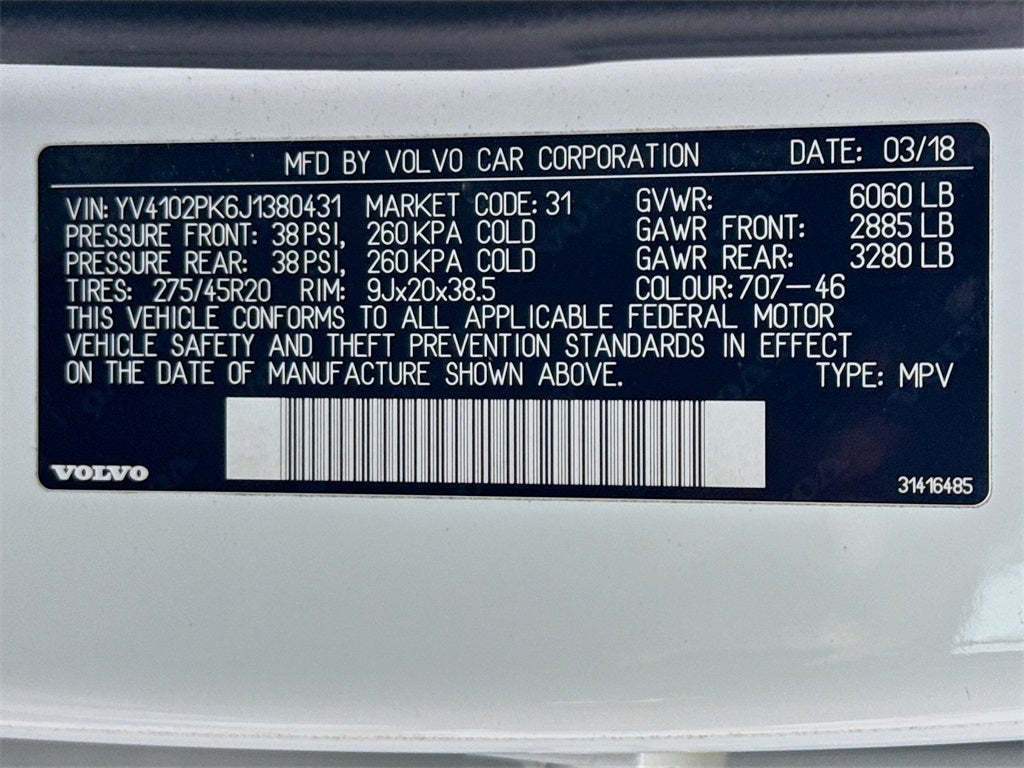 2018 Volvo XC90 T5 Momentum