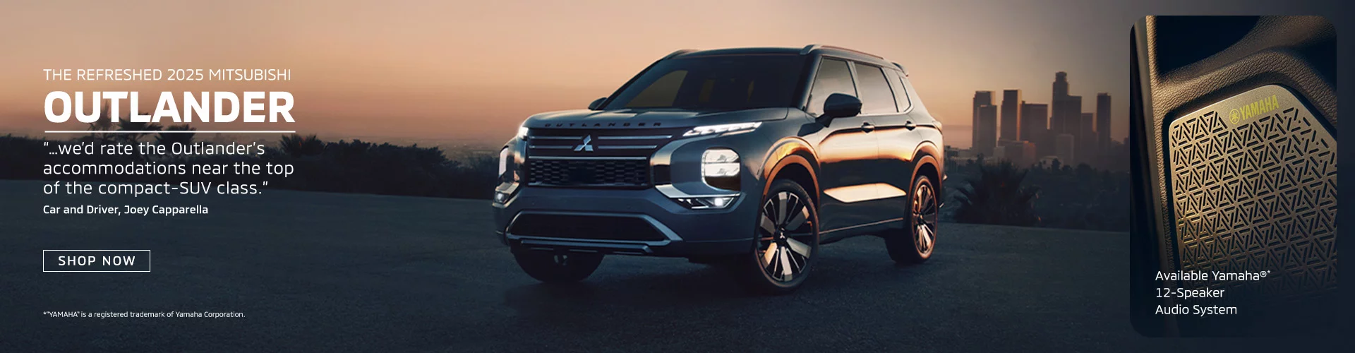 The refreshed 2025 Outlander at Bob Mills Mitsubishi Myrtle Beach in Myrtle Beach SC